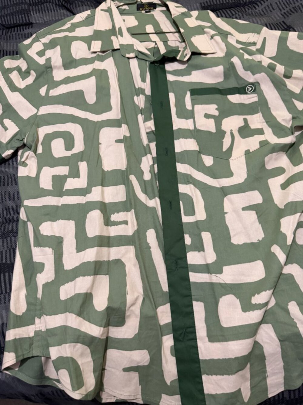 Diyanu Geometric shirt XXL